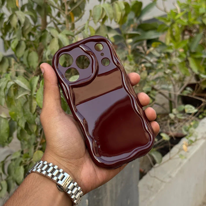 Cherry Wavy Aesthetic Case