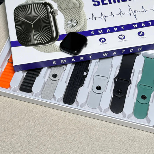 10 Smart Watch 7 in 1 Series (7 straps)