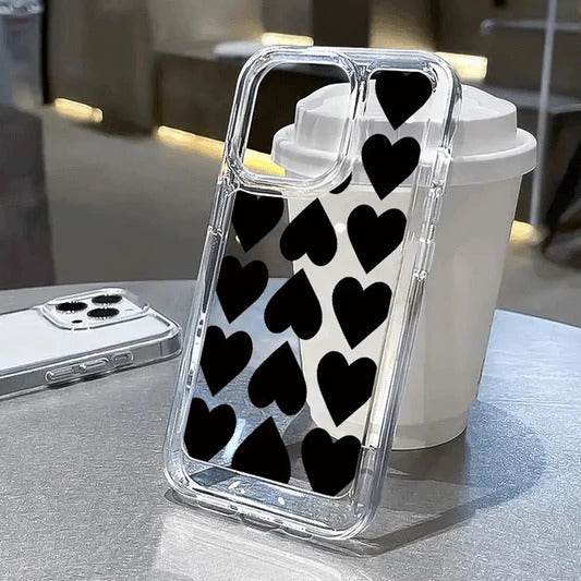 Heart Pattern Acrylic Case