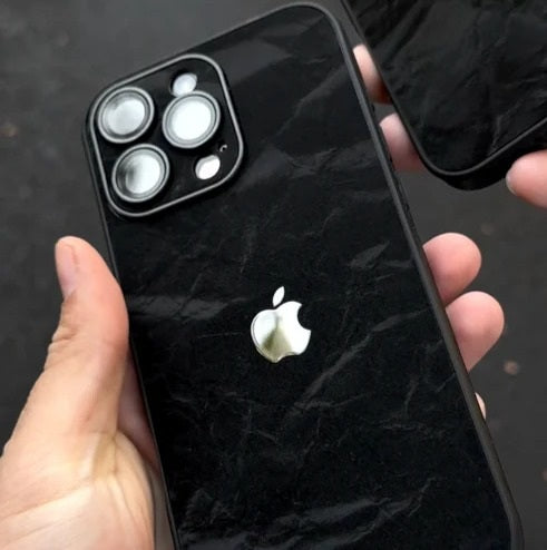 Velvet Black Alcantara Textured Case Premium Quality