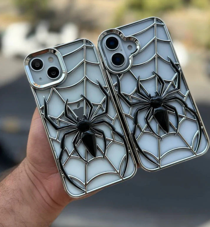 Themed Two Tone Electroplated Spider  Premium 3D Case