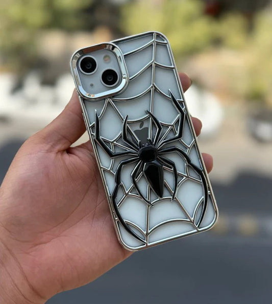 Themed Two Tone Electroplated Spider  Premium 3D Case