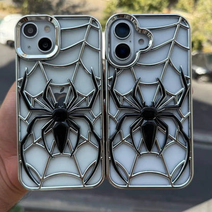 Themed Two Tone Electroplated Spider  Premium 3D Case