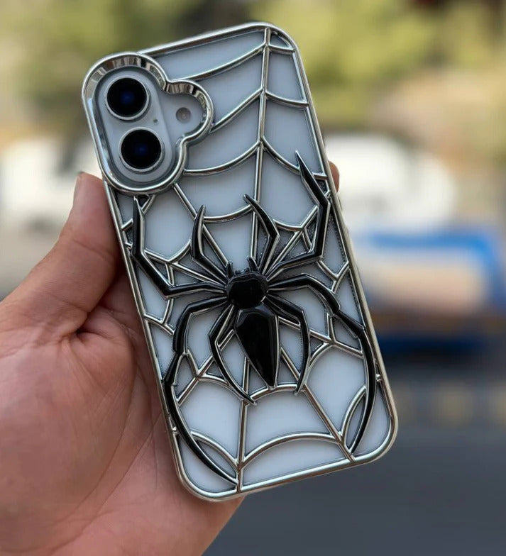 Themed Two Tone Electroplated Spider  Premium 3D Case