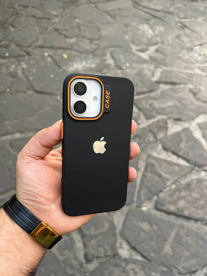 Orange Line Mint Black Case Premium Quality