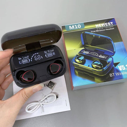 M10 Earbuds TWS Wireless Headset Touch Control Bluetooth Gaming Mode